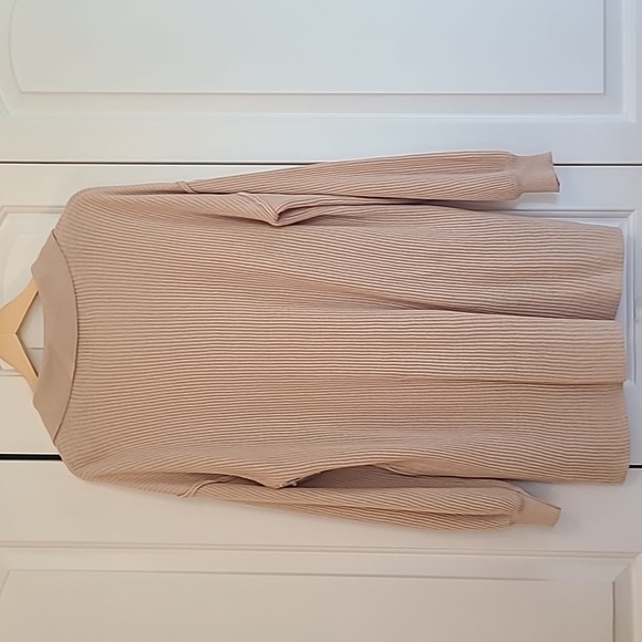 Free People Beach Picnic Sweater Mini Dress Oversized Size S Color: Natural - Picture 6 of 14